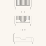 Quax Yume Cot Bed Natural Ash baby cot Singapore