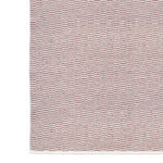 Deer Industries Scandinavian design outdoor rug Britta Sweden Pemba Blush in bright red pink colour. Plastic rug for indoor and outdoor, easy to clean, made in Sweden. 