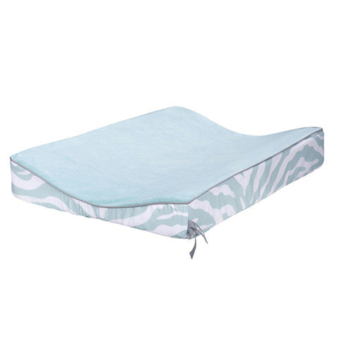 deer industries nursery luxe changing pad cover Kids Depot mint green. 100% cotton and terry. 