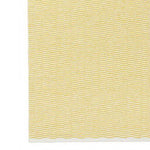 Deer Industries Scandinavian design outdoor rug Britta Sweden Pemba Sun in bright yellow colour. Plastic rug for indoor and outdoor, easy to clean, made in Sweden. 