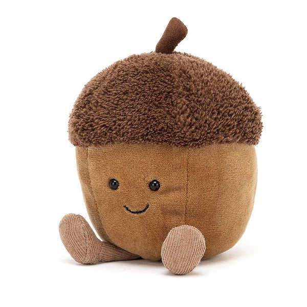 Deer Industries Jellycat Amuseable Acorn. Soft toy acorn nut. Best autumn gift for kids. 