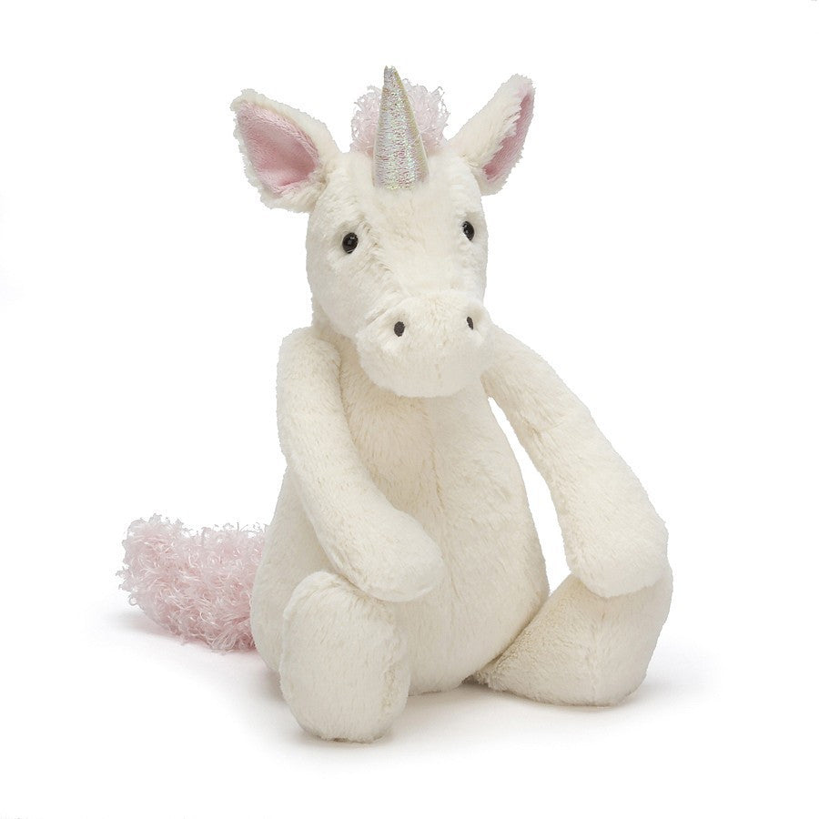 Deer Industries kids Soft toy Jellycat bashful unicorn.