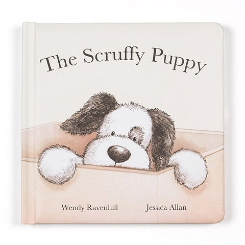 Deer Industries Toddler book Jellycat the scruffy puppy. A bedtime story about courage, a puppy dog that want to become a hero. Great Toddler gift. 