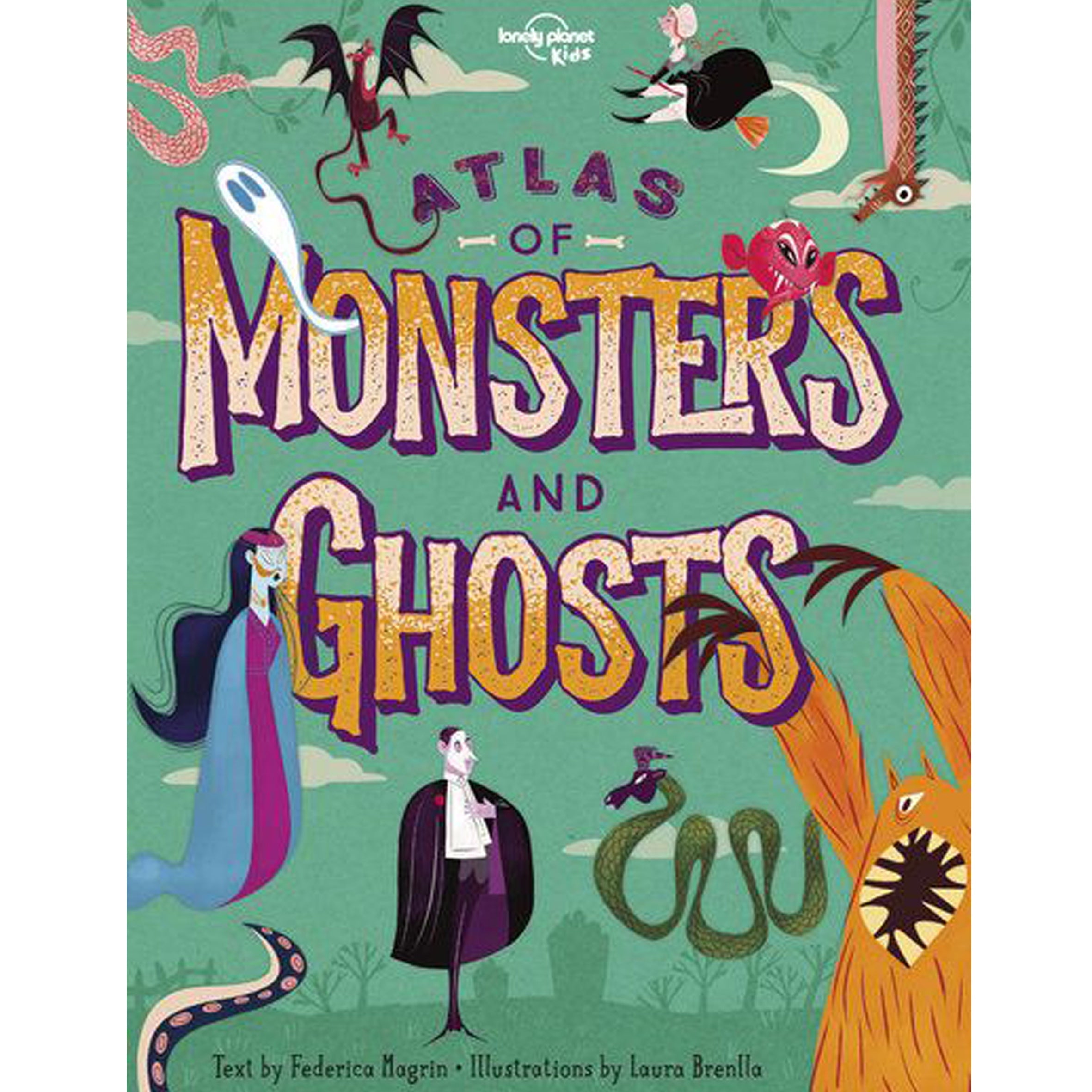 Deer Industries Kids Book Lonely Planet for kids Atlas of Monsters and Ghosts. Great kids book for adventurous kids. 