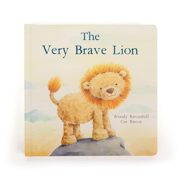 Deer Industries kids lifestyle Jellycat book The Very Brave Lion. Bedtime story for toddlers about emotions. In 'The Very Brave Lion', a little cub talks to his daddy about growing up. He learns it's ok to be scared sometimes, and that kindness and love are all that matters. A poetry fable with plenty of heart and beautifully sweet illustrations.