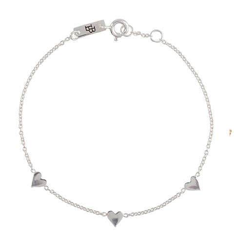 Bracelet Heart Silver - Clearance