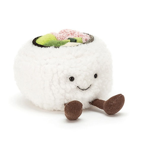 Deer Industries Jellycat Silly Sushi California. Sushi soft toy, funny food gifts. 