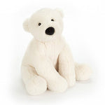 Deer Industries Soft Toy Jellycat Perry Polar Bear. Gender neutral baby gift. Toddler present, super soft polar bear plush.