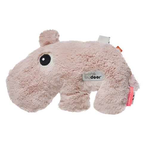 Deer Industries Baby Soft Toy Done By Deer Cuddle Cute Hippo Powder Pink Super soft hippo stuffed animal for baby girl. 