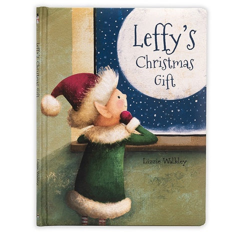 Deer Industries Jellycat Book Leffy's Christmas gift book. Great kids story for kids about christmas and an elf.