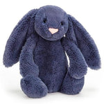 Deer Industries Soft Toy Jellycat Bashful Bunny Navy Blue. Soft Toy rabbit for kids, perfect baby gift, toddler gift.