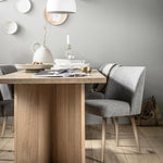 Deer Industries Lifestyle Furniture Store Singapore, Boucle chair Singapore, Boucle dining chair, Grey boucle chair