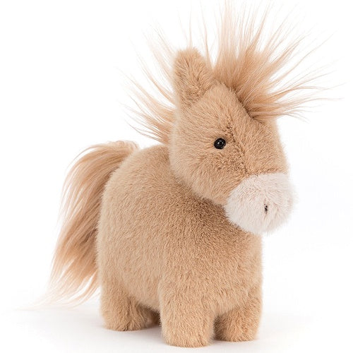 Deer Industries, Jellycat Singapore, Clippy clop plomino pony, farm animal stuffed animal, brown pony toy