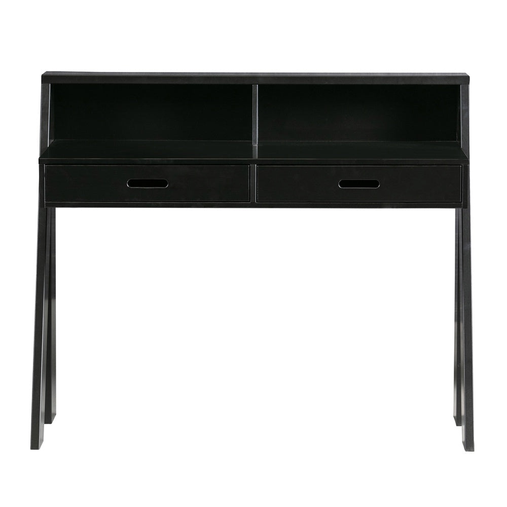 Deer Industries Furniture Lifestyle Store Singapore, Black Study Desk with drawers, Work Table in Black