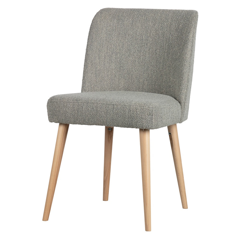 Deer Industries Lifestyle Furniture Store Singapore, Boucle chair Singapore, Boucle dining chair, Grey boucle chair