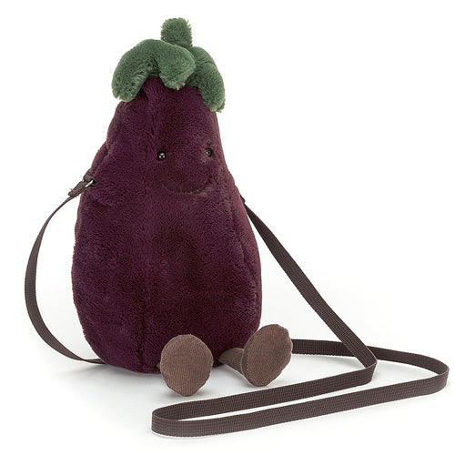 Deer Industries Jellycat Bag Singapore, Jellycat Singapore, Amuseable Aubergine Bag, Quirky Bags for Kids, Soft Toy Bags for Kids, Sling Bag with Soft Toy, Shop Largest Jellycat Collection Singapore