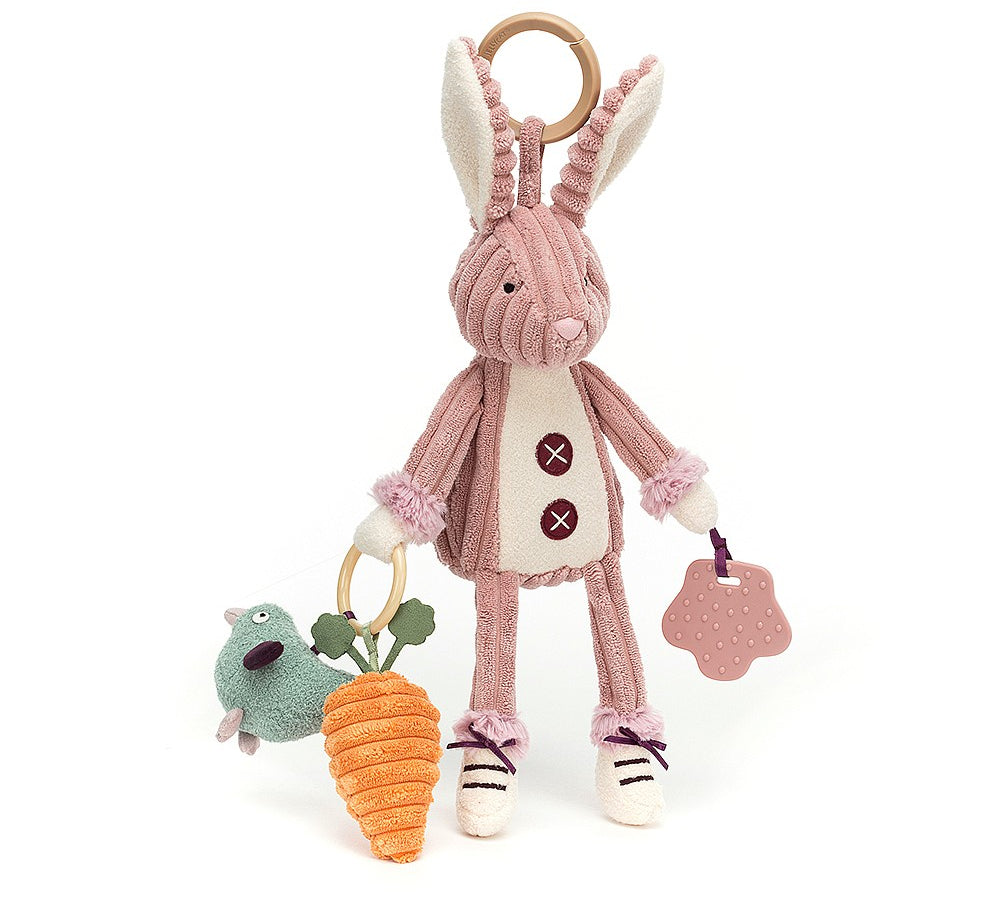 Deer Industries Lifestyle Store, Jellycat Singapore, Largest Jellycat Store in Singapore, Jellycat Baby Activity Toy Bunny Pink Cordy Roy