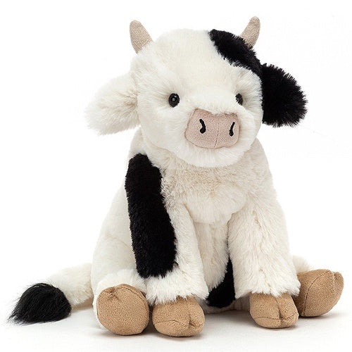 Deer Industries jellycat store singapore, Carey Calf Soft Toy, Cow Stuffed animal