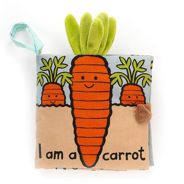 Deer Industries, Jellycat, I Am A Carrot Soft Book, Soft Book for babies, Soft Book for toddlers, Jellycat Singapore