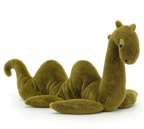 Deer Industries Kids Store Singapore, Jellycat Soft Toy Nessie, Lochness Monster Plush Toy, Plush Animal, mysterious creature, Largest Jellycat Collection Singapore