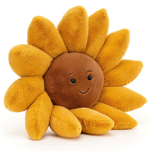 Deer Industries Kids Store, Jellycat Singapore, Soft Toy Fleury Sunflower, FLEU2S, Flower Plush Toys, Gifts for girls 