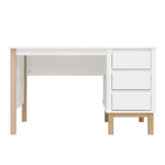 Deer Industries Kids Furniture Singapore, Mika Series by Bopita, Mika Desk, White & Oak Desk with drawers