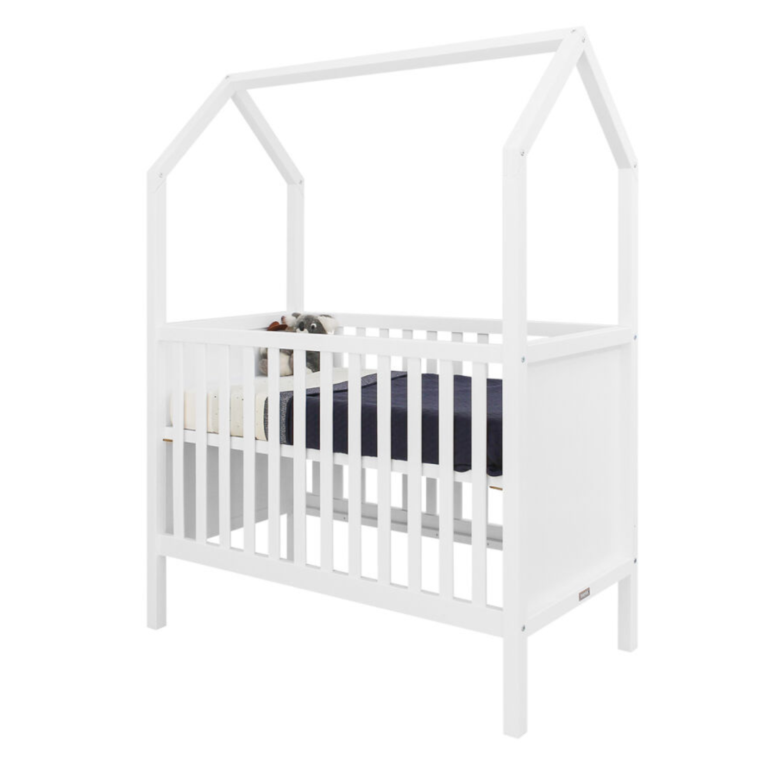 Deer Home & Kids, My First House Convertible Cot Bed, Natural Finish Baby Cot, Baby Furniture Singapore, Baby Nursery Singapore, Baby Cots & Cribs Singapore, In stock and readily available 