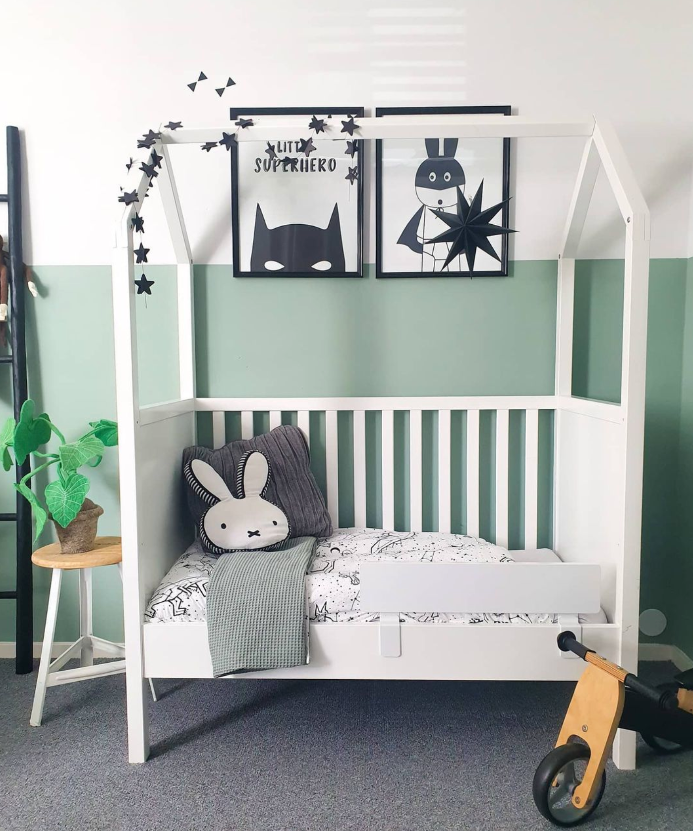 Deer Home & Kids, My First House Convertible Cot Bed, Natural Finish Baby Cot, Baby Furniture Singapore, Baby Nursery Singapore, Baby Cots & Cribs Singapore, In stock and readily available 