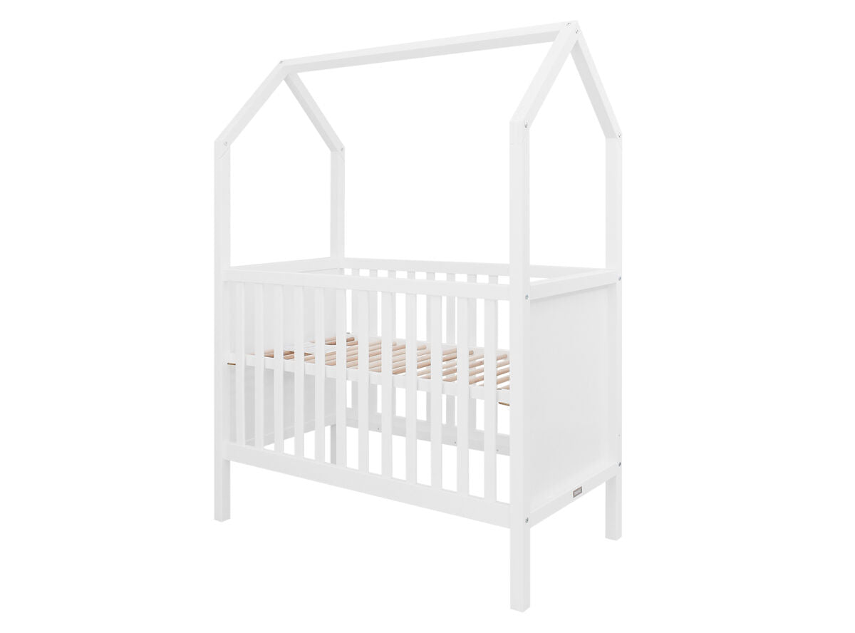 Deer Home & Kids, My First House Convertible Cot Bed, Natural Finish Baby Cot, Baby Furniture Singapore, Baby Nursery Singapore, Baby Cots & Cribs Singapore, In stock and readily available 