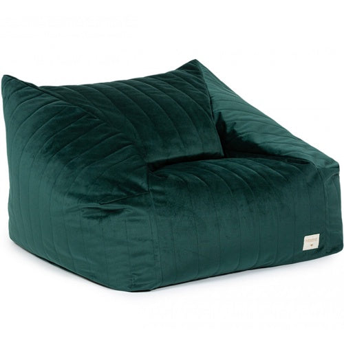 Deer Industries Kids Furniture Singapore, Nobodinoz Singapore, Nobodinoz Beanbag Chelsea Jungle Green with machine-washable removable covers
