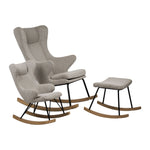 Deer Industries Kids Furniture Singapore, Quax Singapore, Grey Rocking Chair with Footstool