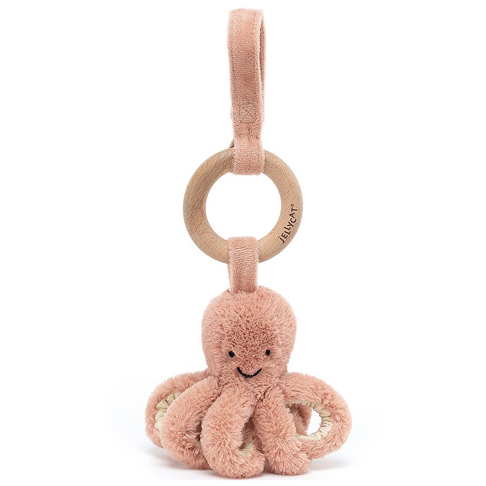 Deer Industries Baby Accessories, Jellycat Wooden Ring Toy Odell Octopus, Jellycat Singapore, Baby Accessories for girls