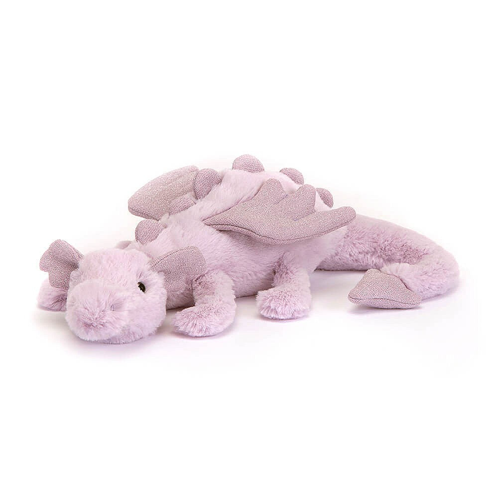 Jellycat Soft Toy Lavender Dragon