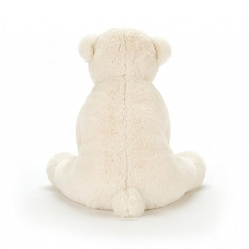 Deer Industries Soft Toy Jellycat Perry Polar Bear. Gender neutral baby gift. Toddler present, super soft polar bear plush.