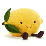 Deer Industries Jellycat Soft Toy Amuseable Lemon. Plush fruit soft toy for boys and girls. Jellycat Singapore.