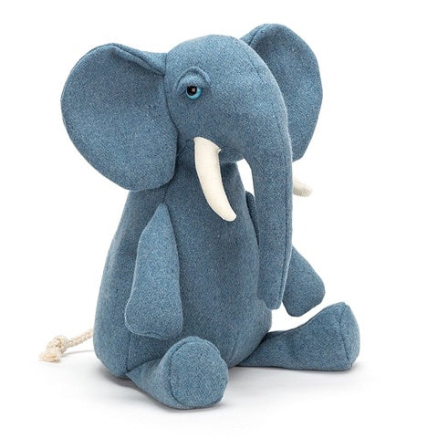 Deer Industries Soft Toy Pobblewob Elephant. Elephant stuffed animal great gender neutral gift for boy and girl. 