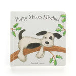 deerindustries kids lifestyle jellycat book puppy makes mischief makes a great bedtime story for babies and toddlers. Educational and fun to read about the adventures of this adorable black and white dog puppy.