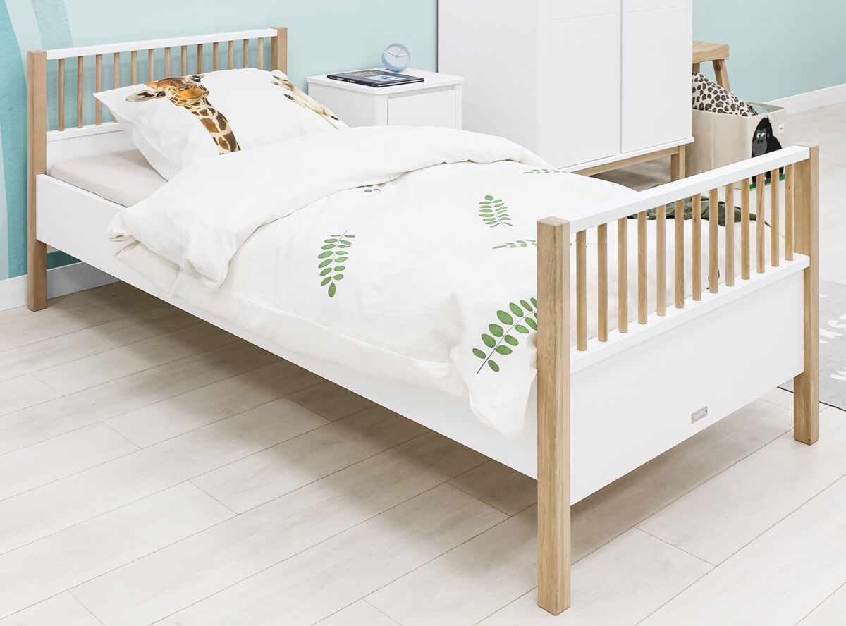 Deer Industries Kids Furniture Shop Singapore, Kids Furniture Store Singapore, Kids Beds Singapore, Oak White Bed, Single Bed with trundle, Single Bed with storage drawer, Kids Single Bed
