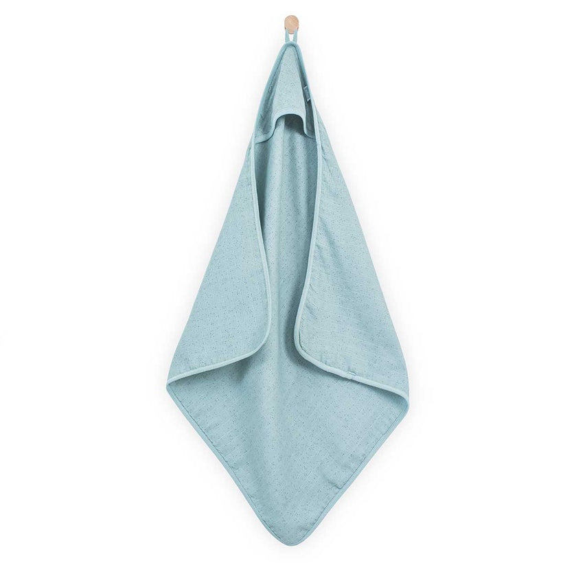 Deer Industries Baby Care Bath Cape Stone Green, hydrophilic cotton.  