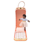 Deer Industries Meri Meri Mini Ruby Doll Suitcase. Portable dollhouse great for imaginary play.