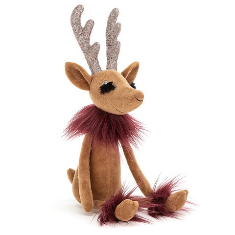 Deer Industries Jellycat Soft Toy Swellegant Felicity Reindeer, Softest Soft Toy, Jellycat Singapore