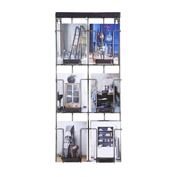 Deer Industries Bedroom Decoration Metal Card Rack Be Pure Home. Industrial look for rugged boys and girls. Which teenager would not like to decorate his or her wall with this rugged card rack. Nice for living room or study area. 