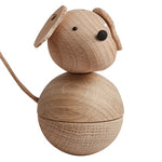 Deer Industries Wooden Toy OYOY Dog Leica. Wooden dog Scandinavian design nursery, kids bedroom or play room decor. 