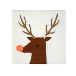 Meri Meri Reindeer Napkins, Christmas Partyware, Christmas Decoration