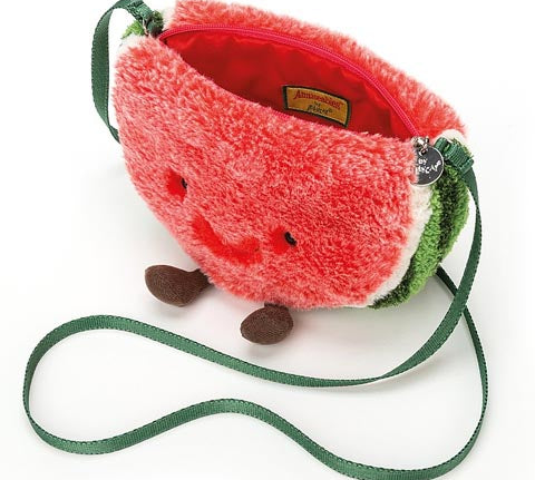 Deer Industries Jellycat Amuseable Watermelon Bag. Kids Bag. Kids Gift fun.