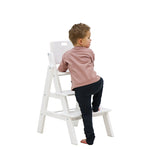 Deer Industries Lifestyle Store, Toddler/Baby Furniture Store in Singapore, Bopita High Chair Stully in White, High Chair with steps, Practical High Chair, European Kids Furniture