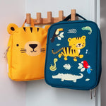Deer Industries Lunch Box Bag, Cool Bag Jungle Tiger, Lunch Bag for Toddlers, Lunch Bag for preschool, Thermal Bag for Kids, Picnic Bag for Kids