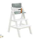 Deer Industries Lifestyle Store Singapore, Bopita High chair Stully Cushion Set in Grey, High Chair for 6 months to 36 months onwards, high chair with steps, high chair made in Europe, High chair cushion water resistant