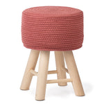 Deer Industries Chairs & Seatings, Kids Depot Iggy Stool Coral Red, Stool for Kids, Bedside Stool, Kids Furniture Singapore 