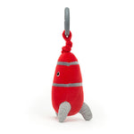 Deer Industries, Jellycat Singapore, Cosmopop Rocket Jitter, Baby toy Jitter, Red Toy for babies